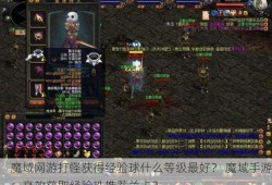 魔域网游打怪获得经验球什么等级最好？ 魔域手游：高效获取经验珠推荐关卡？