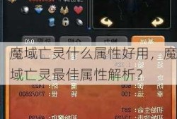 魔域亡灵什么属性好用，魔域亡灵最佳属性解析？