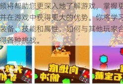 这些视频将帮助您更深入地了解游戏，掌握更高级的技术，并在游戏中获得更大的优势。你将学习如何优化你的装备、技能和属性，如何与其他玩家合作以及如何赢得各种挑战。